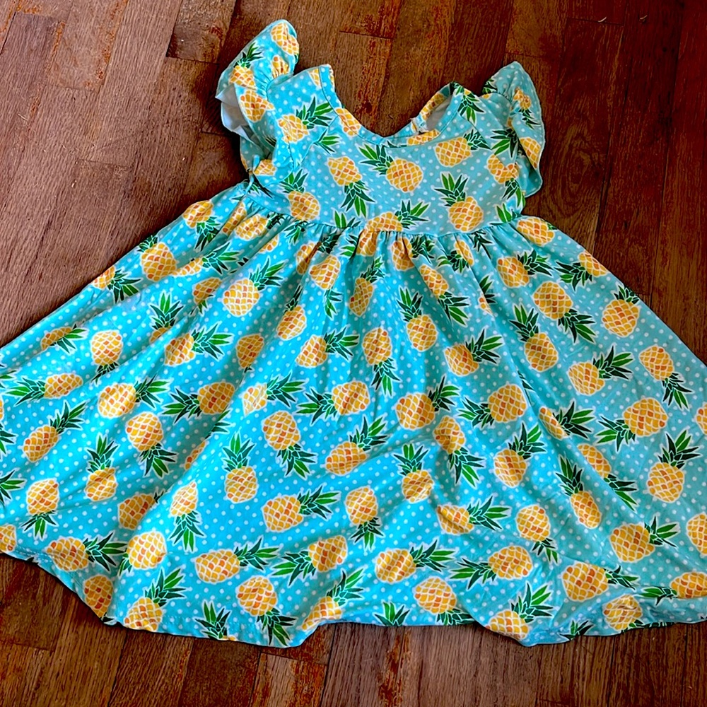 Toddler Pineapple Twirl Dress